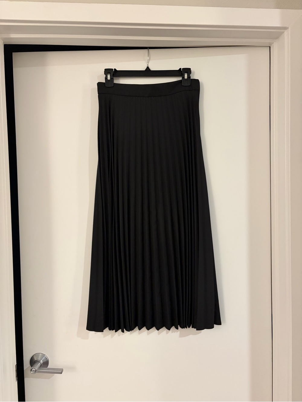 Women's Black Pleated Skirt - Timeless Work-to-Weekend Style
